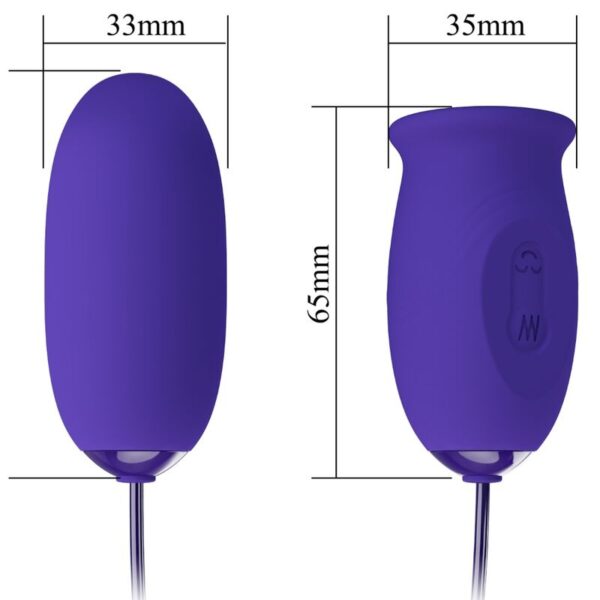 PRETTY LOVE - STIMULATEUR VIBRATEUR RECHARGEABLE DAISY YOUTH VIOLET - – Image 4