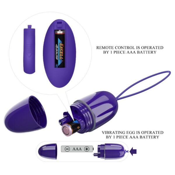 PRETTY LOVE - SELKIE YOUTH MINI OEUF VIBRANT TÉLÉCOMMANDE VIOLET - – Image 6