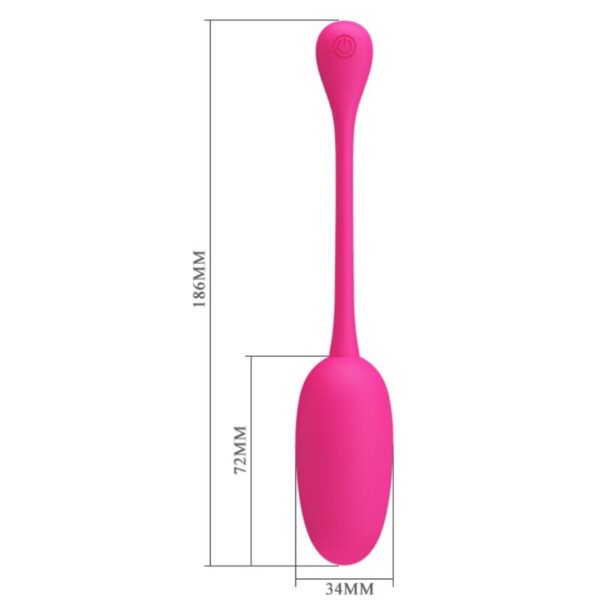 PRETTY LOVE - OEUF VIBRANT RECHARGEABLE KNUCKER ROSE - – Image 5