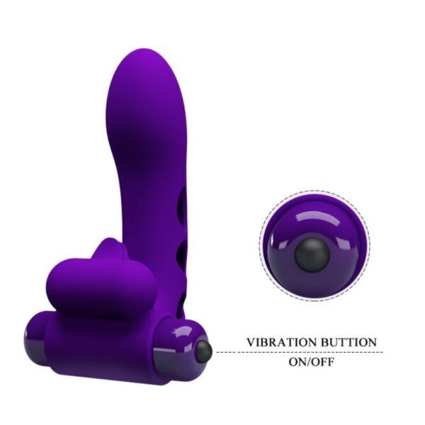 PRETTY LOVE - COUVERCLE DE DOIGT VIBRATEUR ORLANDO VIOLET - – Image 6
