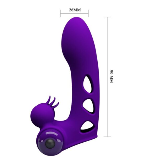 PRETTY LOVE - COUVERCLE DE DOIGT VIBRATEUR ORLANDO VIOLET - – Image 5