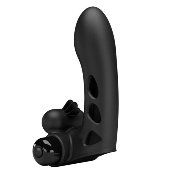 PRETTY LOVE - COUVERCLE DE DOIGT VIBRATEUR ORLANDO NOIR - – Image 2