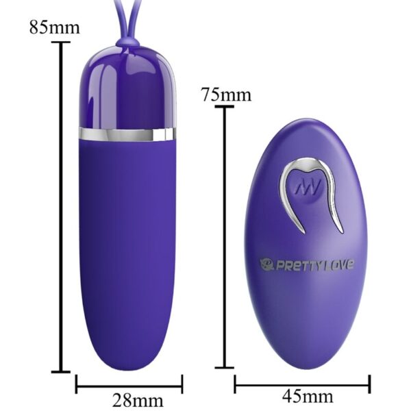 PRETTY LOVE - MINI BALLE VIBRANTE DARLENE YOUTH VIOLET - – Image 4