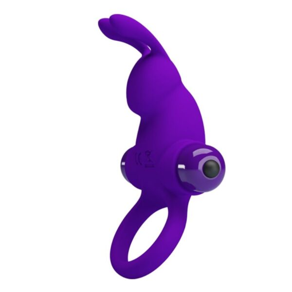 PRETTY LOVE - ANNEAU VIBRATEUR I RABBIT POUR PÉNIS VIOLET - – Image 4