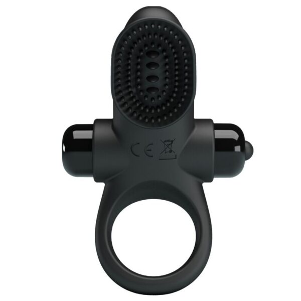 PRETTY LOVE - VIBRATOR RING II POUR LE PÉNIS NOIR -