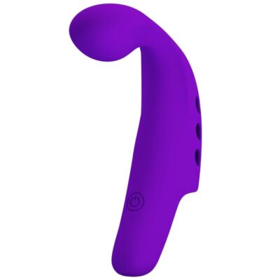 PRETTY LOVE - VIBRATEUR  DOIGT RECHARGEABLE GORGON VIOLET -