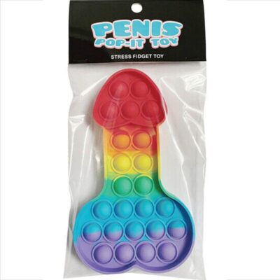 KHEPER GAMES - JOUET ANTI-STRESS POP-IT PENIS MULTICOLORE -