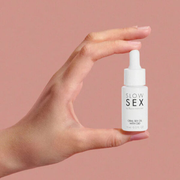 BIJOUX - SLOW SEX HUILE DE SEXE ORAL AU CBD 15 ML - – Image 3