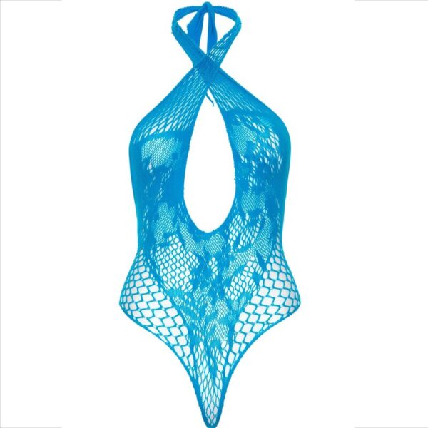 LEG AVENUE - LICOL TEDDY AVEC DENTELLE BLEU - – Image 7