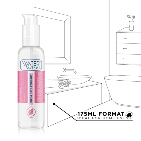 WATERFEEL - LUBRIFIANT À BASE D'EAU DE FRAISE 175 ML - – Image 5