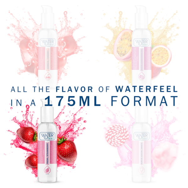 WATERFEEL - LUBRIFIANT À BASE D'EAU DE FRAISE 175 ML - – Image 2