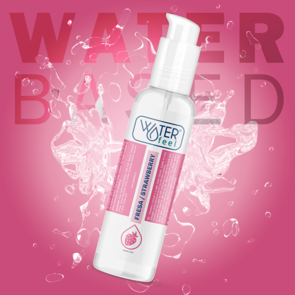 WATERFEEL - LUBRIFIANT À BASE D'EAU DE FRAISE 175 ML - – Image 4