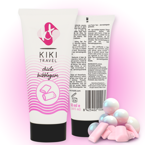 KIKÍ TRAVEL - LUBRIFIANT GOMME FRAISE 50 ML - – Image 2