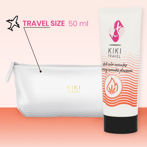 KIKÍ TRAVEL - CANNABIS LUBRIFIANT EFFET CHAUD 50 ML - – Image 3