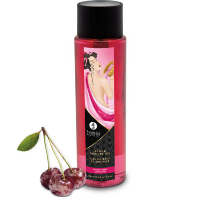 SHUNGA - GEL BAIN & DOUCHE CERISE GIVRÉE 370 ML -