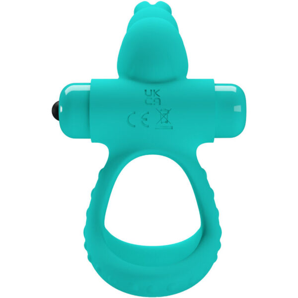 PRETTY LOVE - ANNEAU VIBRATEUR LAPIN VERT FIGGY - – Image 2