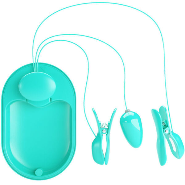 PRETTY LOVE - BOITE SURPRISE PINCE A ELECTRO STIMULATION BLEUE -