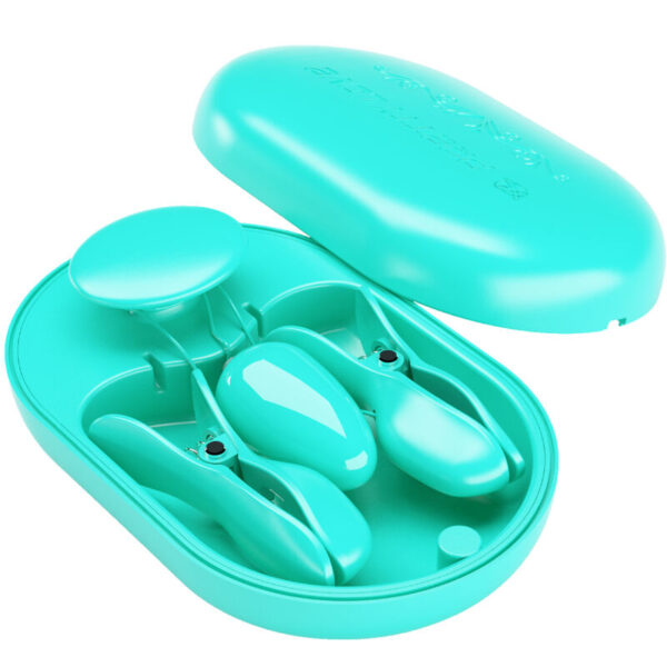 PRETTY LOVE - BOITE SURPRISE PINCE A ELECTRO STIMULATION BLEUE - – Image 4