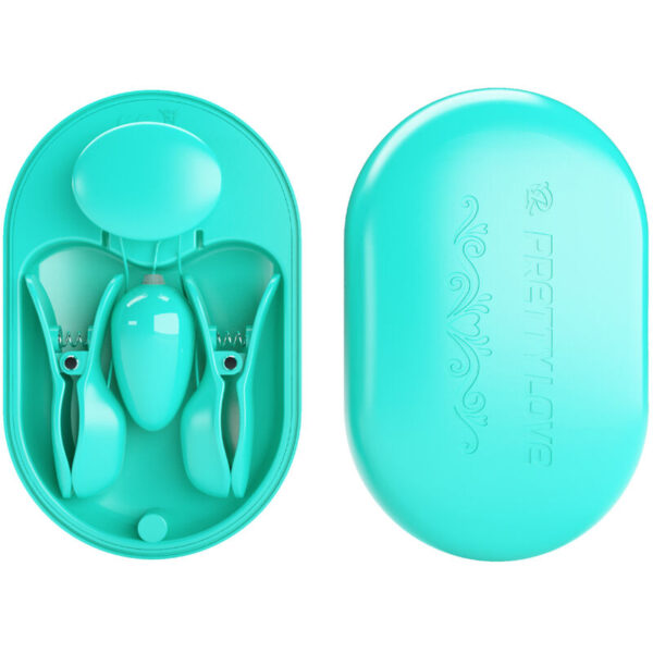 PRETTY LOVE - BOITE SURPRISE PINCE A ELECTRO STIMULATION BLEUE - – Image 2