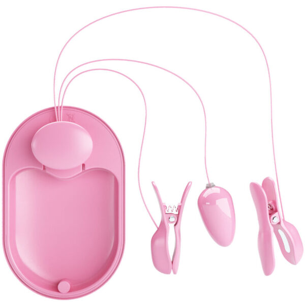 PRETTY LOVE - BOITE SURPRISE PINCES DÉLECTRO STIMULATION ROSE -