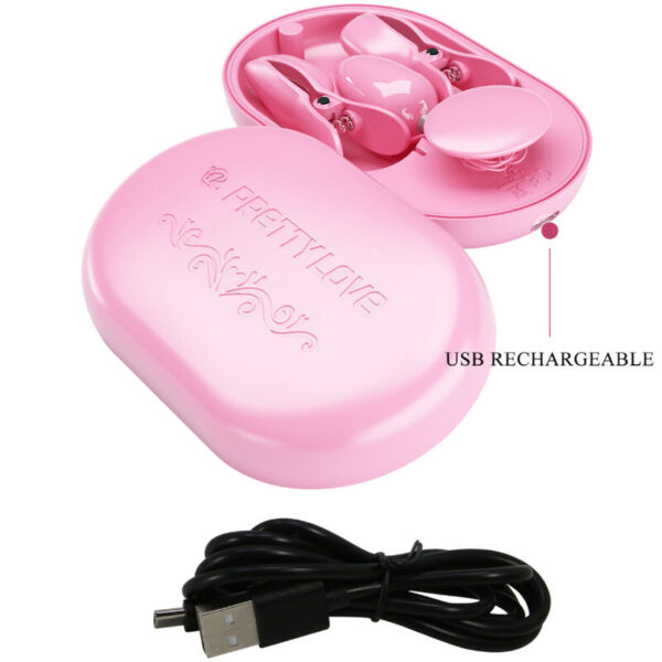 PRETTY LOVE - BOITE SURPRISE PINCES DÉLECTRO STIMULATION ROSE - – Image 6