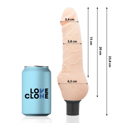 LOVECLONE - DAVEN AUTOLUBRIFICATION RÉALISTE 23.8 CM -O- 3.8 CM -