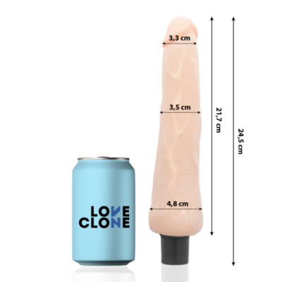 LOVECLONE - VIBRATEUR AUTOLUBRIFIANT RAGNAR 24.5 CM -O- 3.5 CM -