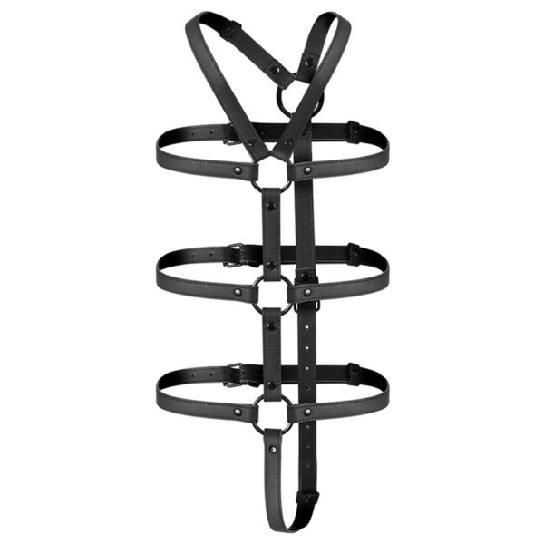 FETISH SUBMISSIVE BONDAGE - HARNAIS RÉGLABLE TORSE ET BRAS - – Image 3