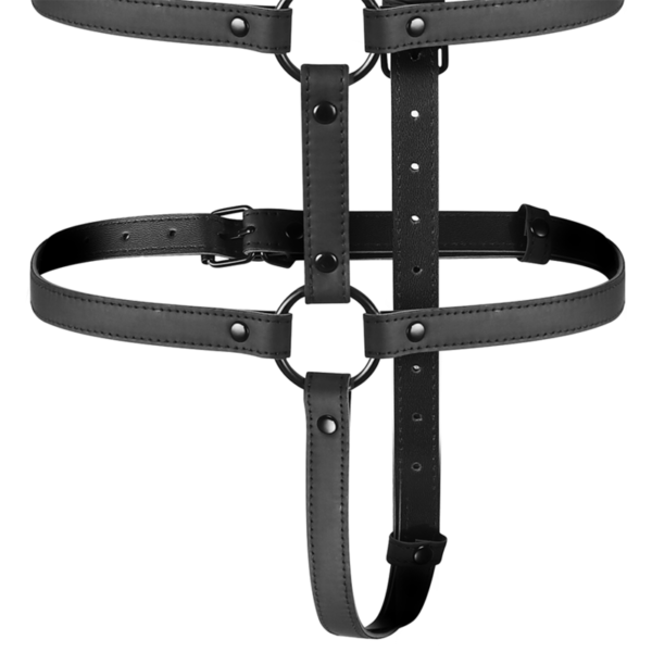 FETISH SUBMISSIVE BONDAGE - HARNAIS RÉGLABLE TORSE ET BRAS - – Image 5