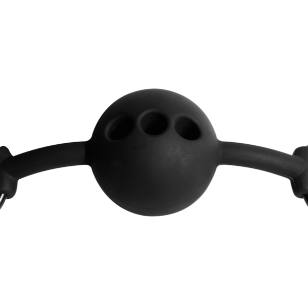FETISH SUBMISSIVE BONDAGE - BÂILLON À BOULE EN SILICONE RESPIRANT - – Image 5
