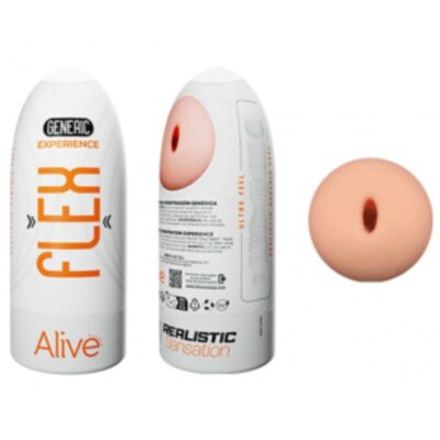 ALIVE - MASTURBADEUR MÂLE FLEX GÉNÉRIQUE TAILLE M -