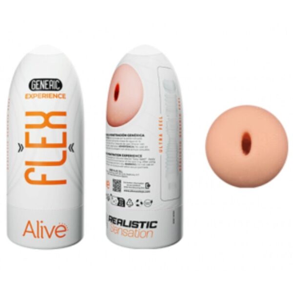 ALIVE - MASTURBADEUR MÂLE FLEX GÉNÉRIQUE TAILLE M -