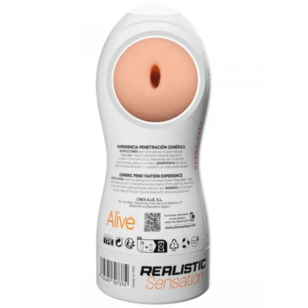ALIVE - MASTURBADOR MÂLE MAXI FLEX TAILLE GÉNÉRIQUE L - – Image 4