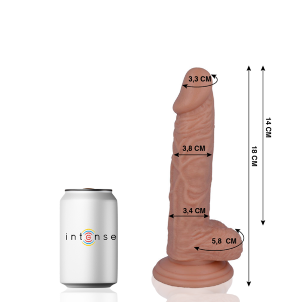 MR INTENSE - 11 PÉNIS RÉALISTE 18 CM -O- 3.8 CM -