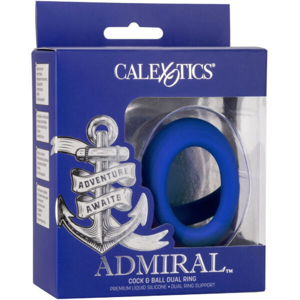 ADMIRAL - COCK BALL DOUBLE ANNEAU BLEU - – Image 6