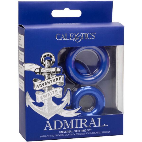 ADMIRAL - ENSEMBLE D'ANNEAU PÉNIEN BLEU - – Image 4