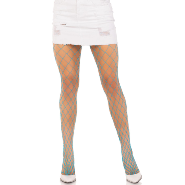 LEG AVENUE - COLLANTS RÉSILLE DIAMANT BLEU -