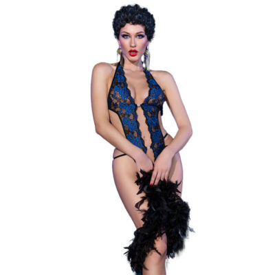 CHILIROSE - CR 4479 BODY SANS ENTREJAMBE BLEU S/M -