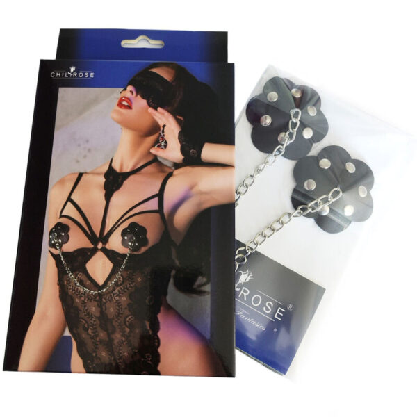 CHILIROSE - CR 4675 CACHE TÉTONS NOIR - – Image 2
