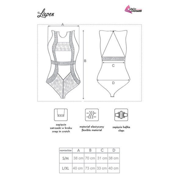 LIVCO CORSETTI FASHION - CORPS LIXPEN LC 90612 NOIR - – Image 6