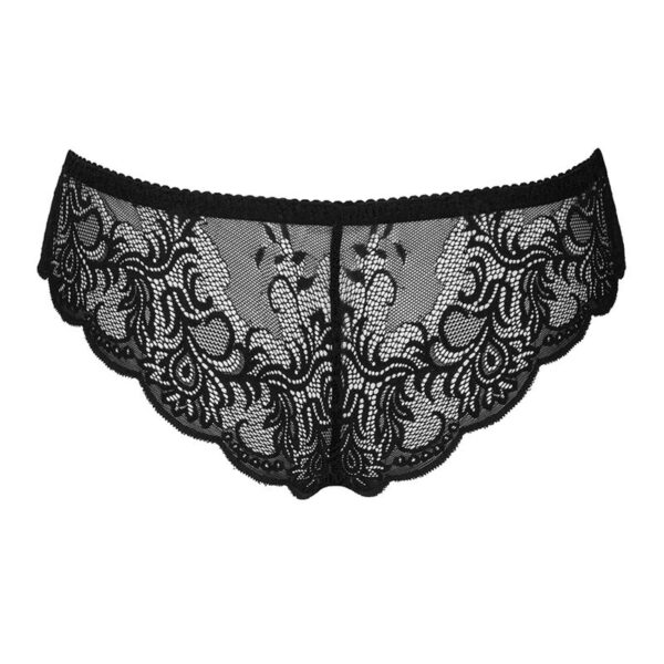 LIVCO CORSETTI FASHION - LOVE STORY LC 90679 CULOTTE CROTCHLESS NOIR L/XL - – Image 3