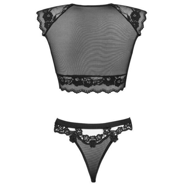 LIVCO CORSETTI FASHION - TIMOSAN LC 90631 SOUTIEN-GORGE + CULOTTE NOIR L/XL - – Image 4