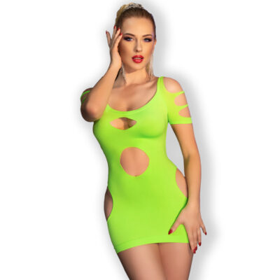 CHILIROSE - ROBE CR 4671 VERTE S/M -