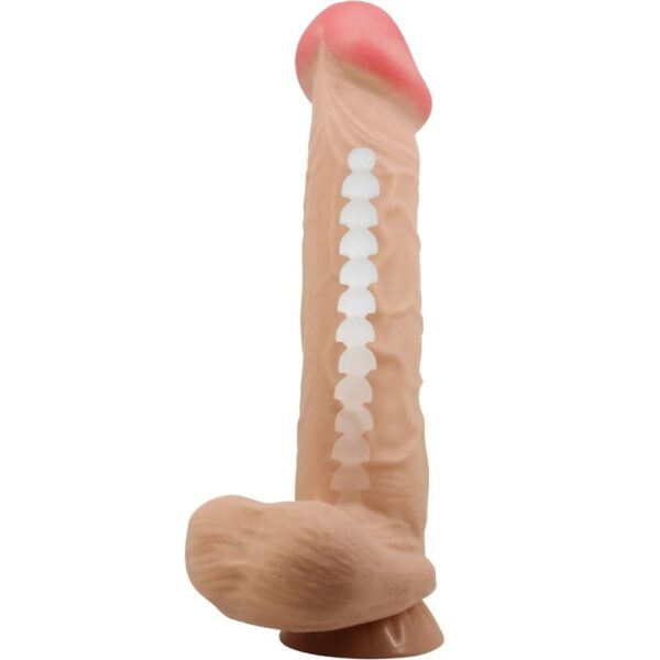 PRETTY LOVE - SÉRIE SLIDING SKIN GODE RÉALISTE AVEC VENTOUSE SLIDING SKIN FLESH 26 CM - – Image 5