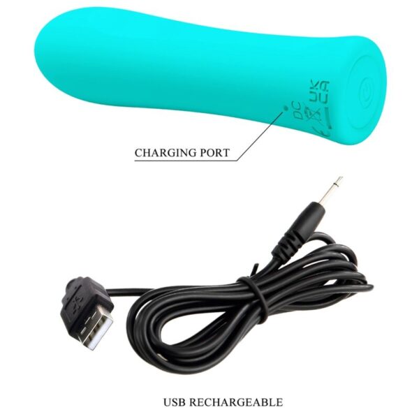 PRETTY LOVE - VIBRATEUR SUPER PUISSANT ALFREDA VERT AQUA - – Image 7