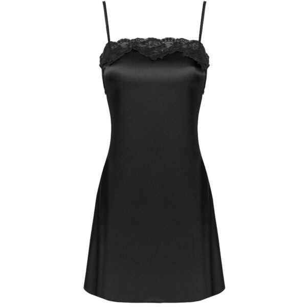 LIVCO CORSETTI FASHION - JACQUELINE LC 90249 ROBE DE CHAMBRE + CHEMISE + CULOTTE NOIR L/XL - – Image 5