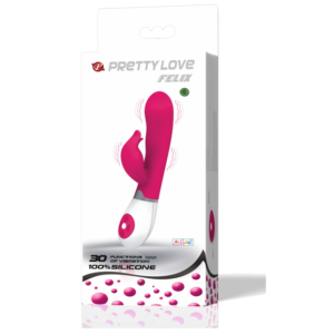 PRETTY LOVE - FLIRTATION VIBRATEUR AVEC STIMULATEUR FELIX -