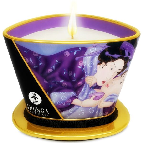 SHUNGA - MINI CARESSE AUX CHANDELLES BOUGIE DE MASSAGE FRUITS EXOTIQUES 170 ML -
