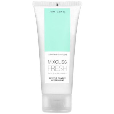 MIXGLISS - LUBRIFIANT BASE D'EAU EFFET FROID SAVEUR MENTHE 70 ML -