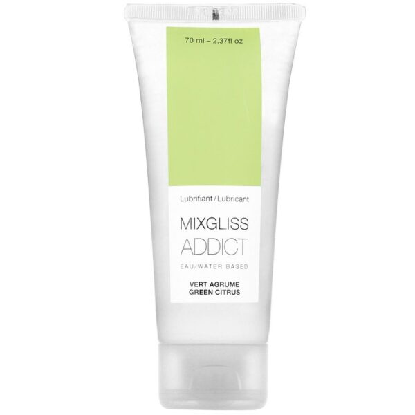MIXGLISS - LUBRIFIANT BASE D'EAU SAVEUR AGRUMES 70 ML -